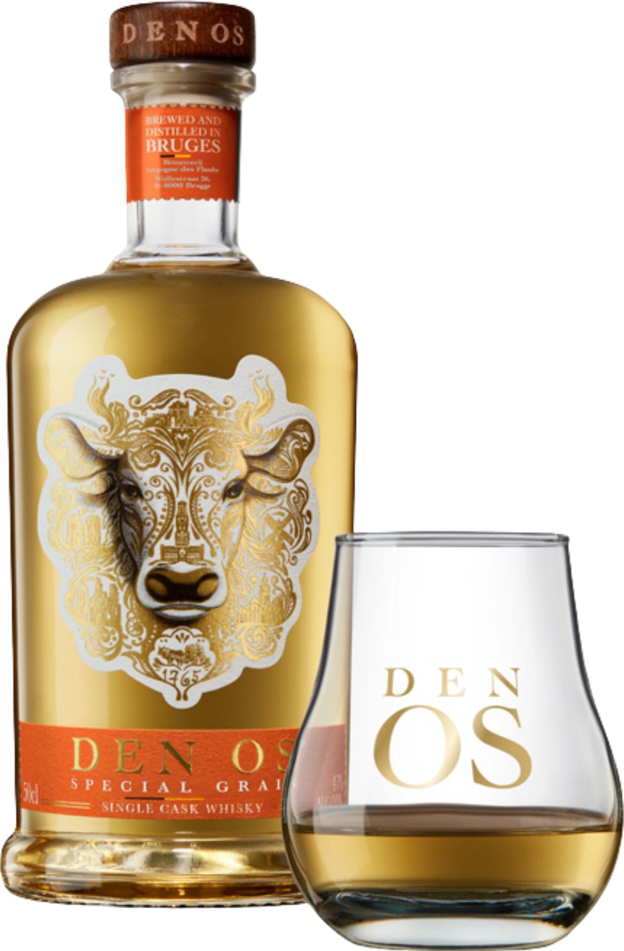 Botella Den Os Whisky Single Cask Special Grain