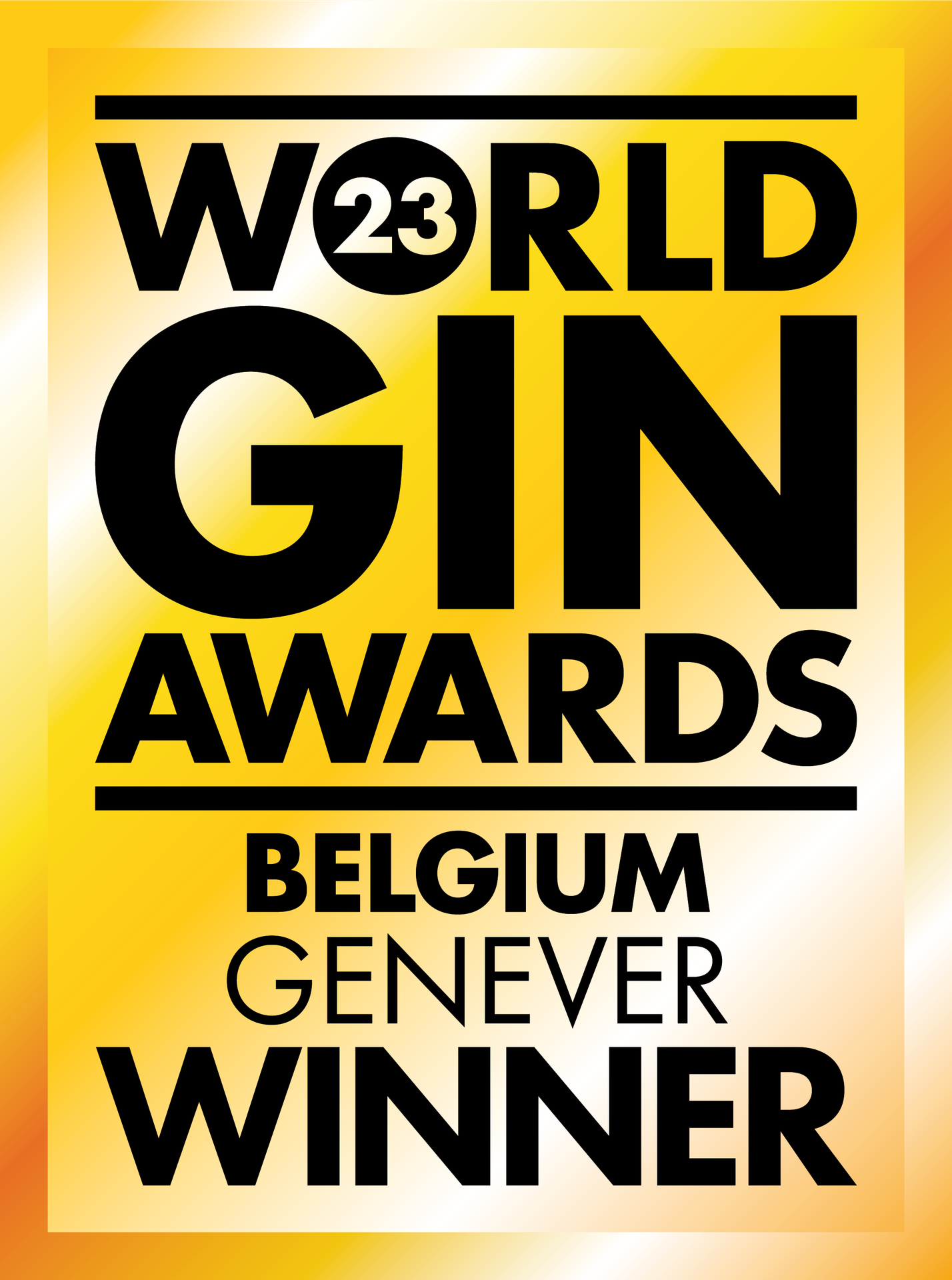 World Gin Awards 2023 - Gold Country Winner Belgium